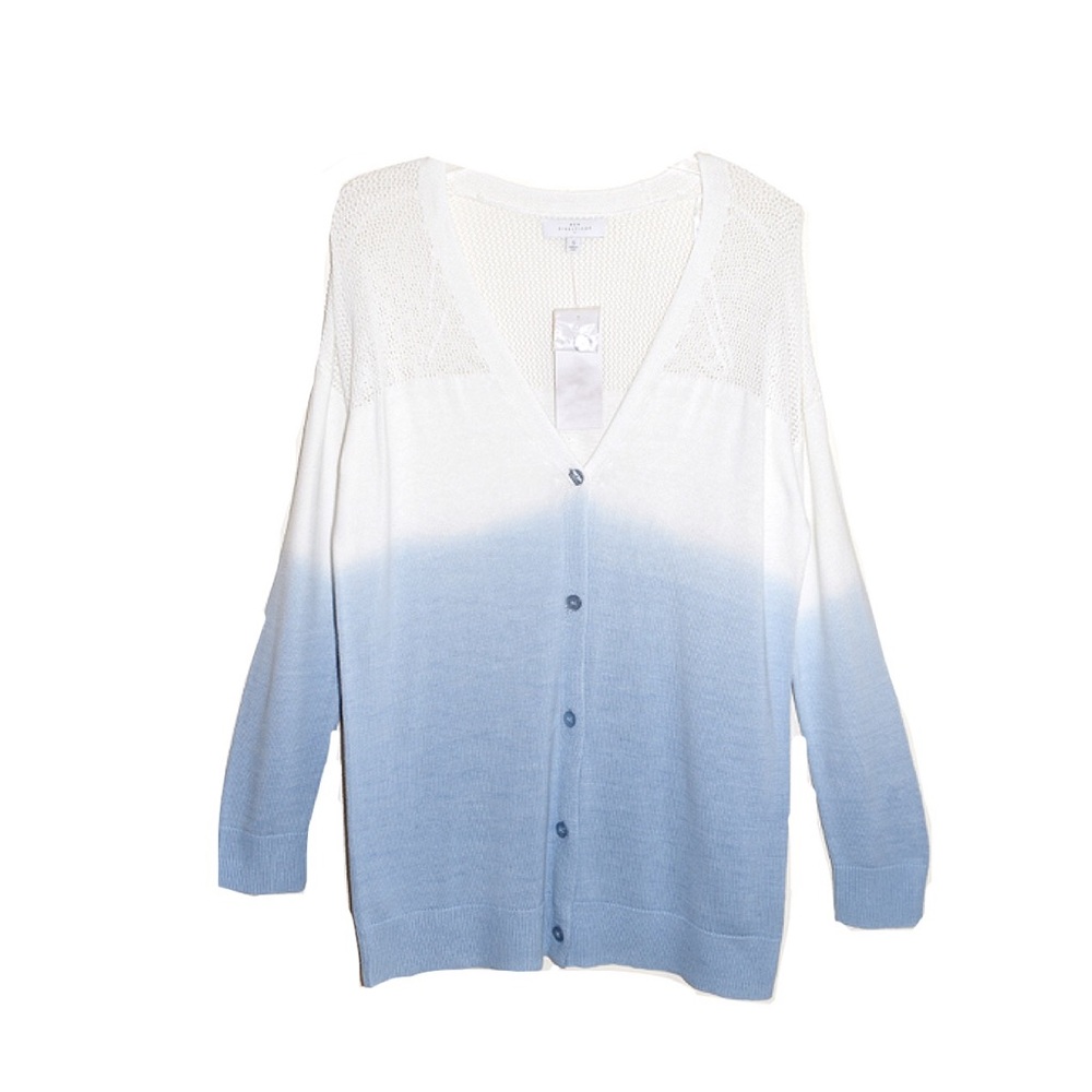 New Directions Renoir Ombré Button Down Cardigan
